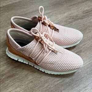 Cole Haan Pink and Gold Women's  quilted Sneakers
